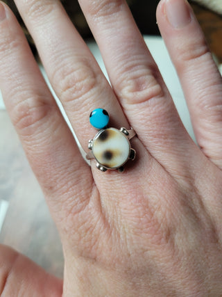 The Kathryn Turtle Ring - Sz 6.5