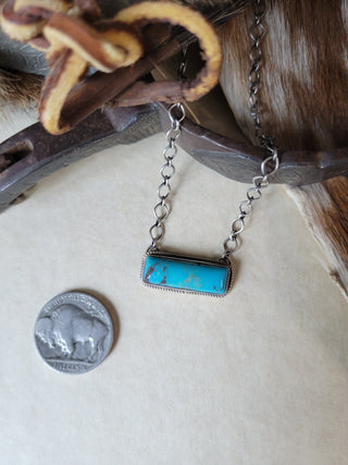 The Ella Mini Bar Necklace - Kingman