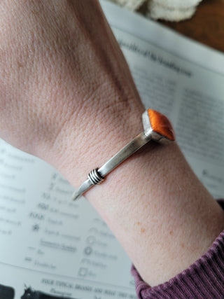 The Jasmine Cuff - Orange Spiny Oyster