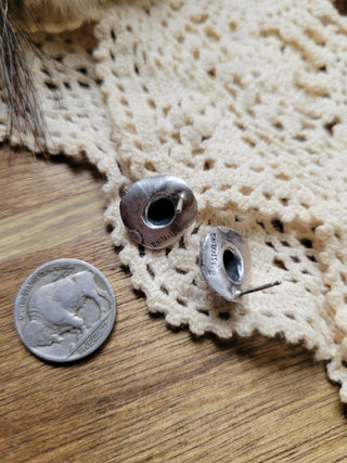 The Annie Oakley Hat Studs - Pink Conch