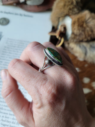 Lauren - turq ring 8.25