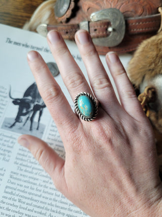 The Broken Arrow Ring - Sz 9 - Royston