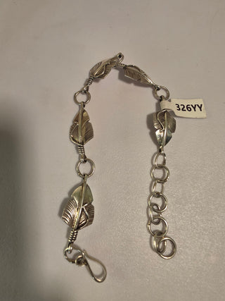 Elizabeth- feather bracelet