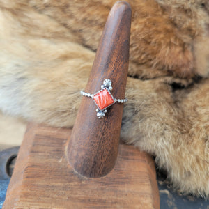 Cayenne Diamond Ring - sz 7.5