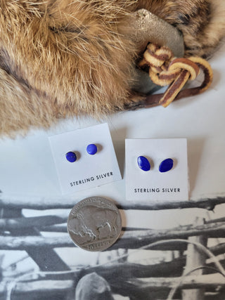 Small Lapis Studs