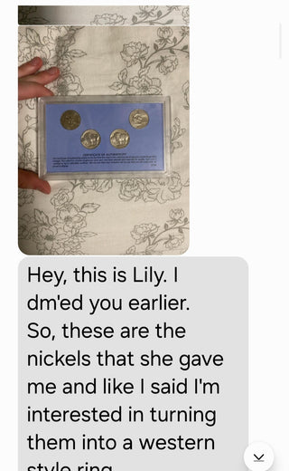 The Lily Nickel Ring