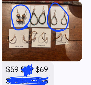 Terri - Copper Earrings x5 - Pre-Order