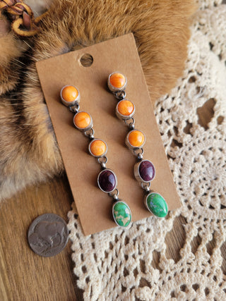 The Crystal Dangle Earrings