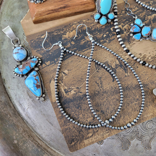 The Callie Pearl Hoops - XL