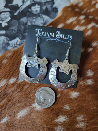 Sheriff Taylor Horseshoe Earrings