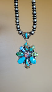 The Tamara Mixed Mine Cluster Pendant