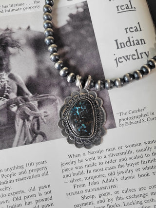 The Betsy Pendant - Black Jack