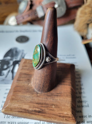 Lauren - turq ring 8.25