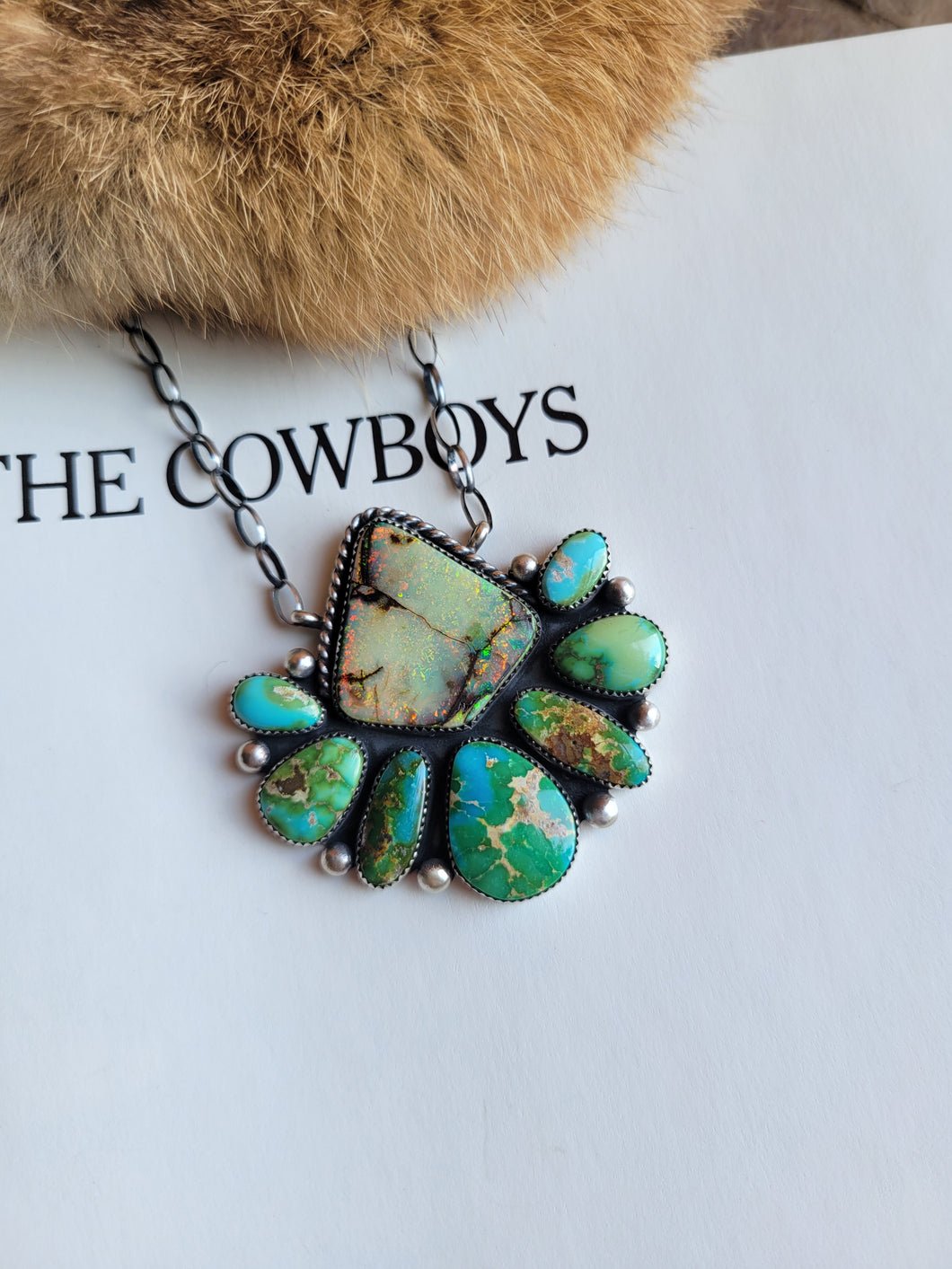 The Thunderhorse Cluster Necklace