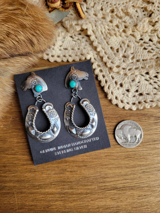 The Roany Pony Concho Earrings