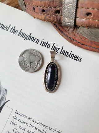 The Slade Pendant - Black Onyx