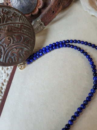 The Jubilee Lapis Necklace x Gold