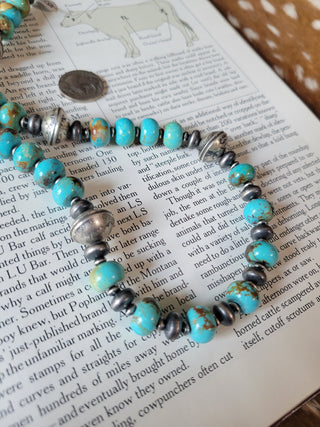 The Blue Mesa Dime Pearl Necklace - Royston
