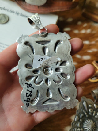The Coyote Moon Concho Pendant