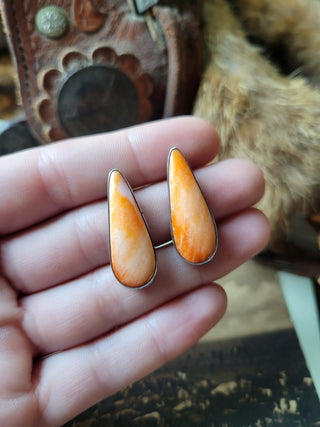 The Chandler Studs - Orange Spiny Oyster