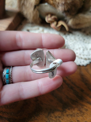 The Montgomery Inlay Split Ring - Adjustable