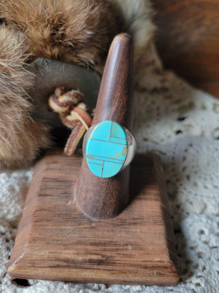 The Pops Inlay Ring - Sz 10.5