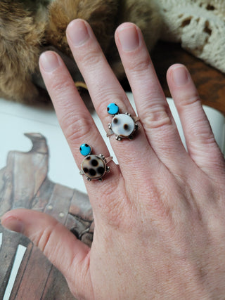 The Kathryn Turtle Rings - Sz 7