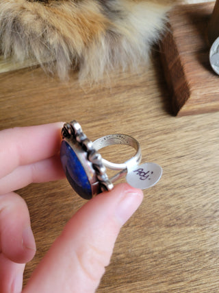 The Barry Ring - Lapis - Adjustable