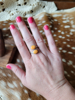 The Hollady Ring - Adjustable - Orange Spiny