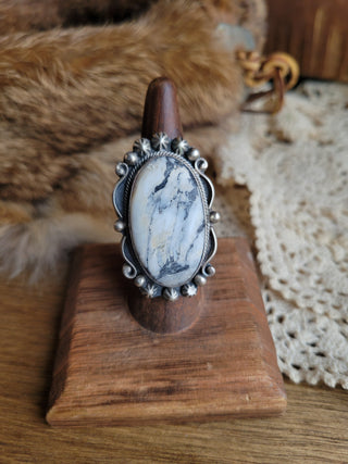 The Kelly Ring - White Buffalo - Adjustable