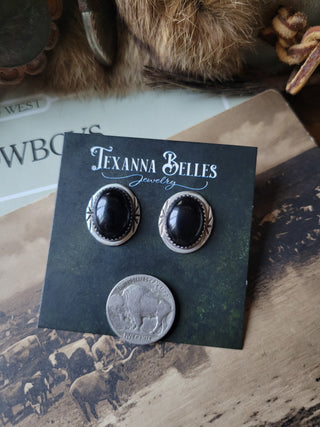 The Prescott Studs - Black Onyx