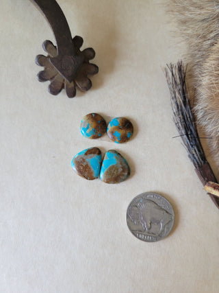 Kingman Turquoise Cab Set of 4