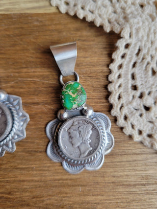 The Winnebago Dime Pendant - Sonoran