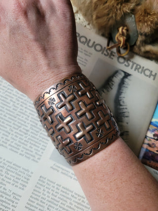 The Sedona Statement Cuff - Copper