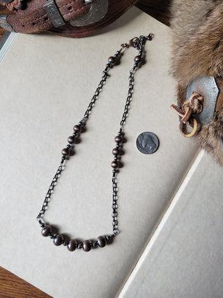 Annabelle Copper Pearl Necklace