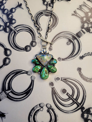 The Conway Cluster Toggle Necklace - 16" - MADE TO ORDER