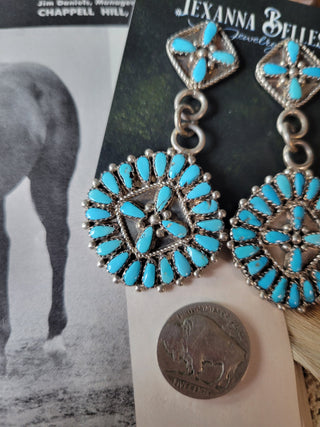 The Marigold Cluster Statement Earrings - Kingman