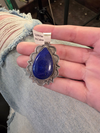 Bridgette- lapis pendant