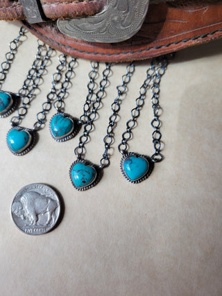 Clancy Heart Necklace - Kingman