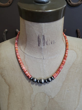 The Hartford Necklace - Red Spiny Oyster