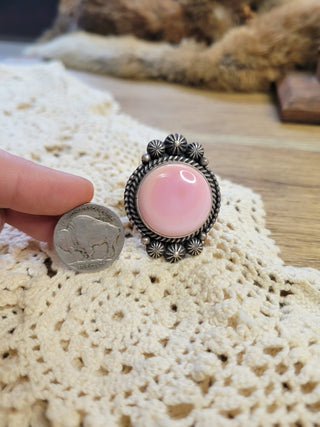 The Amelia Ring - Pink Conch