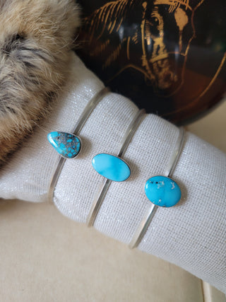 The Tonto Cuffs - White Water Turquoise
