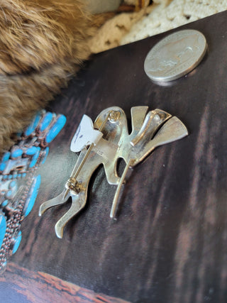Vintage Kokopelli Pin/Pendant