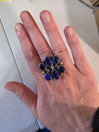 Bridgette - lapis adj ring