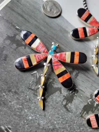 The Estelle Inlay Dragonfly Pin/Pendants