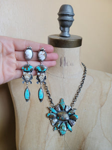 The Whirlwind Cluster Necklace - Paula