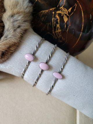 Tulsa Cuffs - Pink Conch