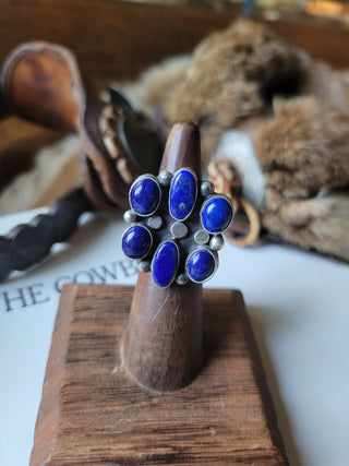 The Ironwood Ring - Adjustable - Lapis