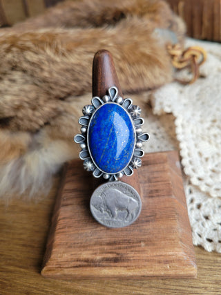 The Barry Ring - Lapis - Adjustable