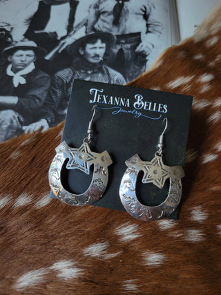 Sheriff Taylor Horseshoe Earrings